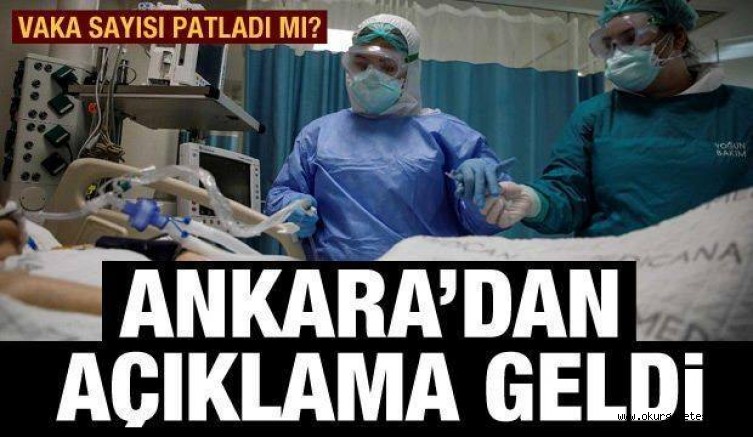 Ankara İl Sağlık Müdürlüğünden ‘koronavirüs vakalarına’ ilişkin açıklama