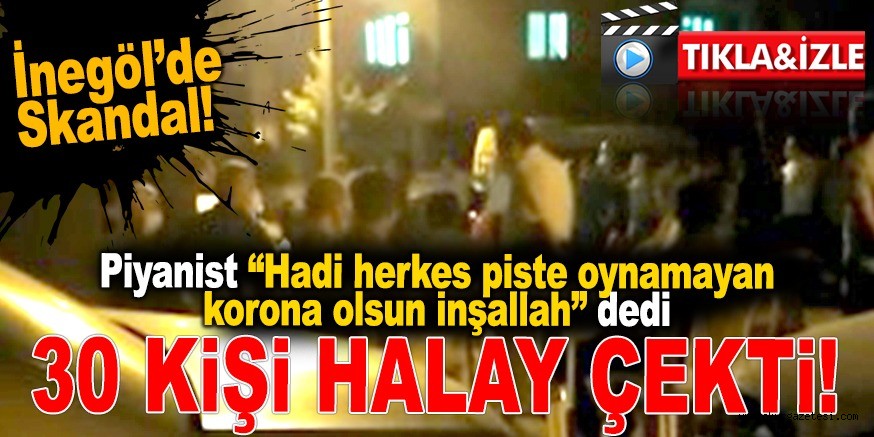 El ele tutuşup halay çektiler