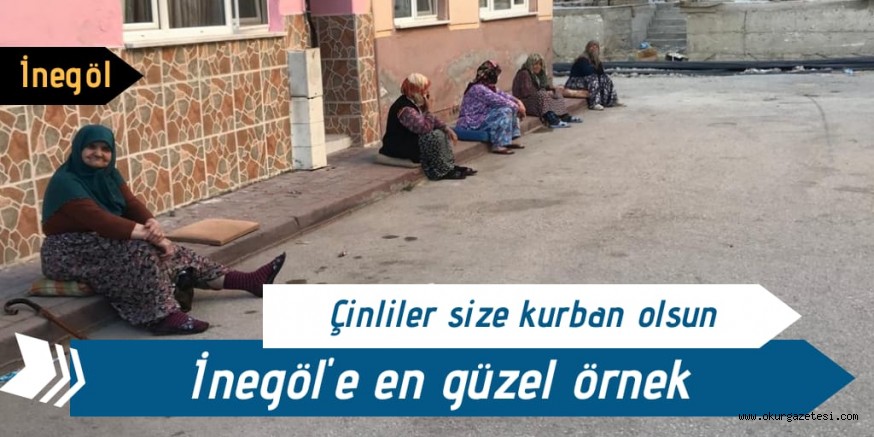 Hamidiyeli teyzeler İnegöl’e böyle mesaj verdi