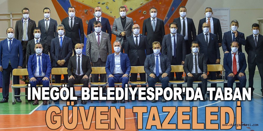 İNEGÖL BELEDİYESPOR’DA TABAN, GÜVEN TAZELEDİ