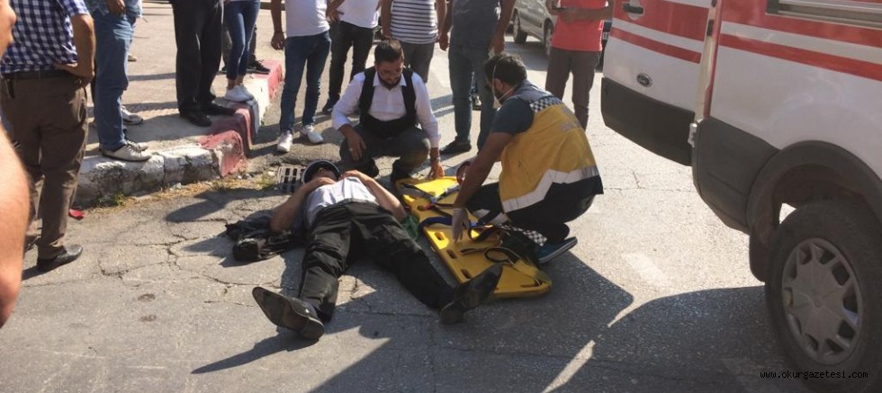 İnegöl’de feci kaza güvenlik kameralarına yansıdı