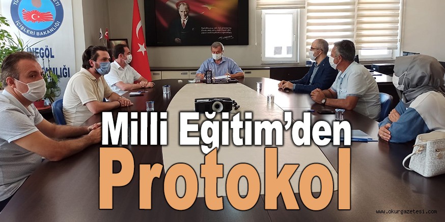 Milli Eğitim’den protokol