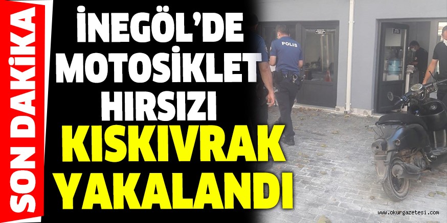 MOTOSİKLET HIRSIZI YAKALANDI