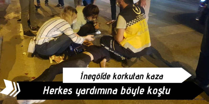 Motosiklet kazasında 1’i ağır 2 kişi yaralandı