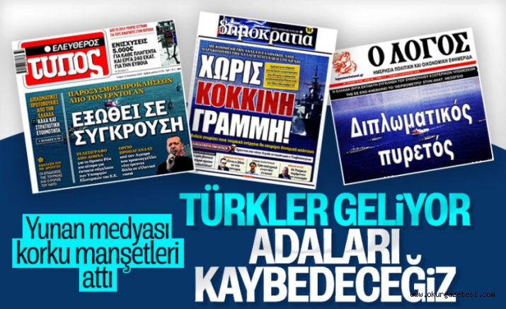 Oruç Reis’in göreve başlaması Yunan basınında korku yarattı