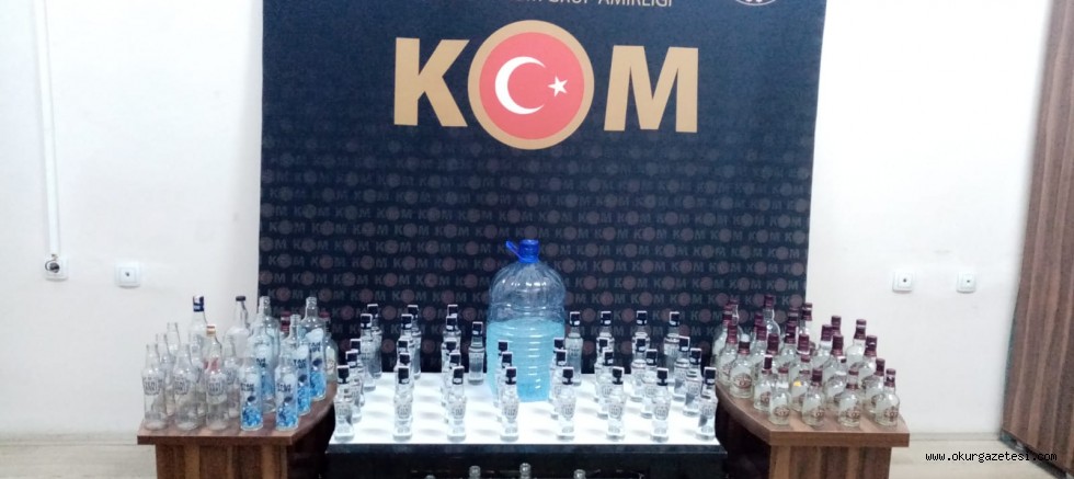 Sahte içki operasyonu 2 gözaltı