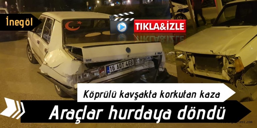 Araçlar çarpıştı bir kişi yaralandı