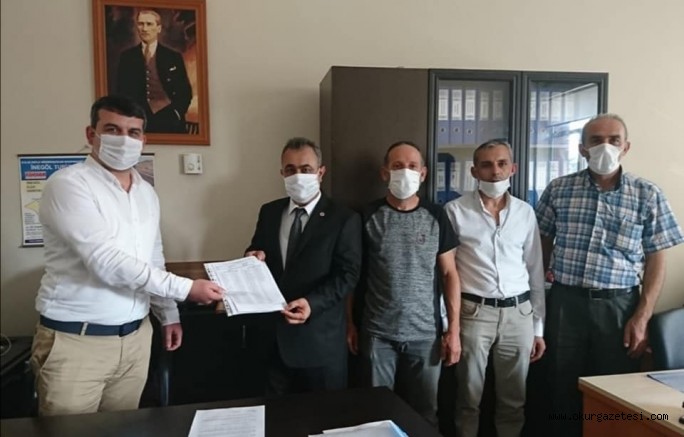 AYTEKİN TORUN MAZBATASINI ALDI