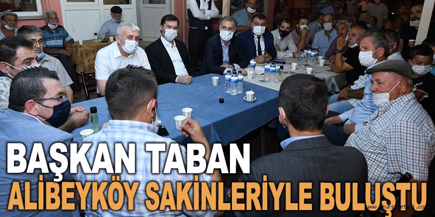 BAŞKAN TABAN ALİBEYKÖY SAKİNLERİYLE BULUŞTU