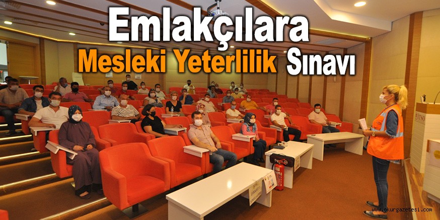 Emlakçılara Mesleki Yeterlilik Sınavı