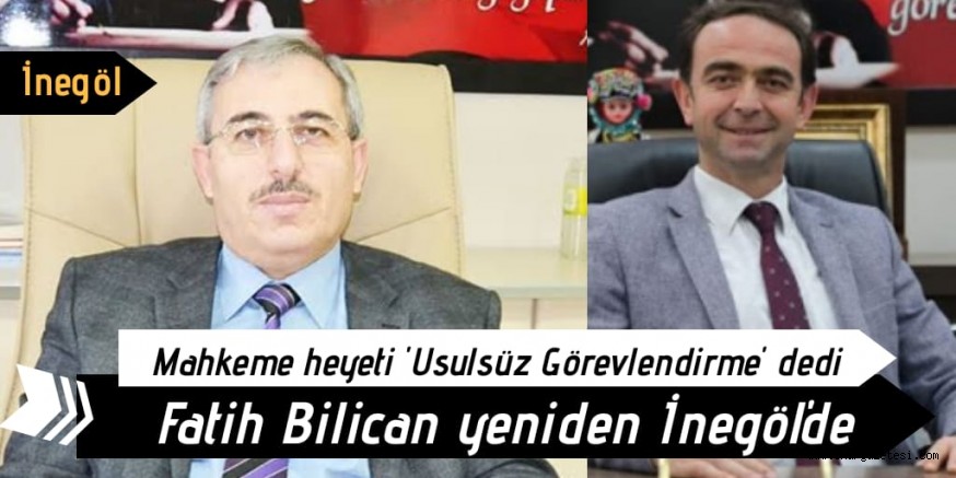 Fatih Bilican yeniden göreve geldi