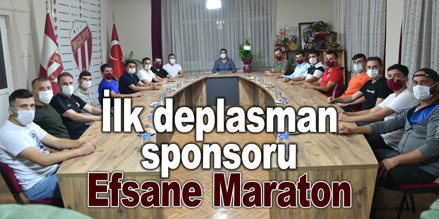İlk deplasman sponsoru Efsane Maraton