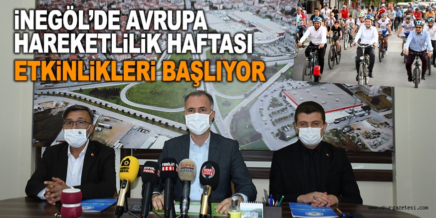 İNEGÖL’DE AVRUPA HAREKETLİLİK HAFTASI ETKİNLİKLERİ BAŞLIYOR