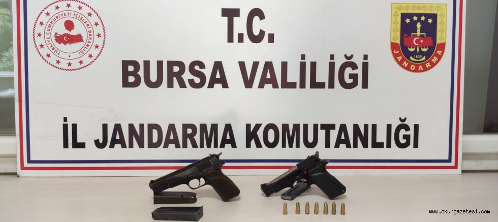 İnegöl’de havaya ateş açan 2 kişi yakalandı