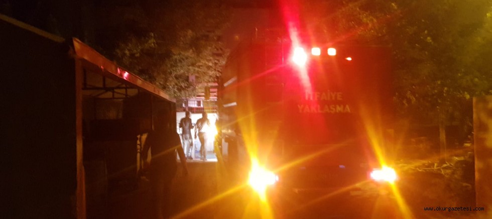 İnegöl Devlet Hastanesinde yangın