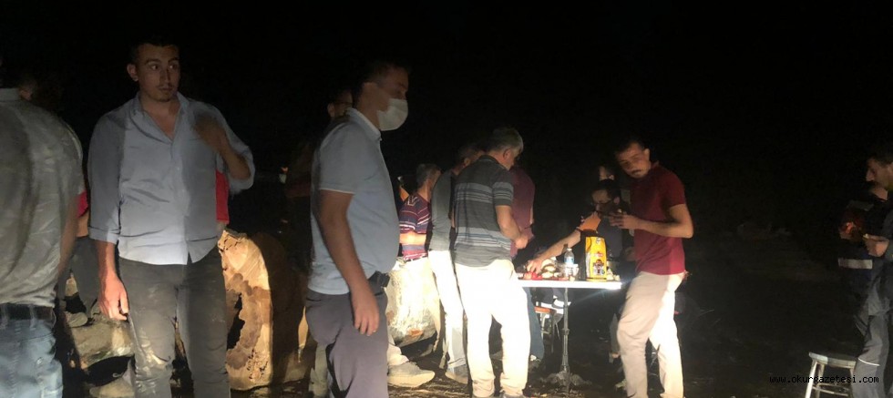 İnegölde uçuruma düşen vatandaşı 8 saat sonra helikopter ile kurtardılar