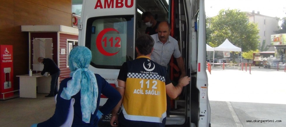 Kamyon kasasından düştü, kolu kırıldı