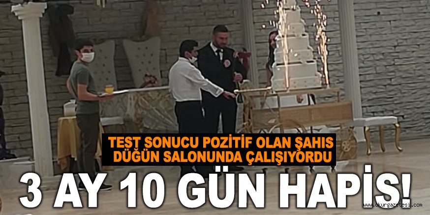 Karantinaya Uymayan Şahsa 3 Ay 10 Gün Hapis