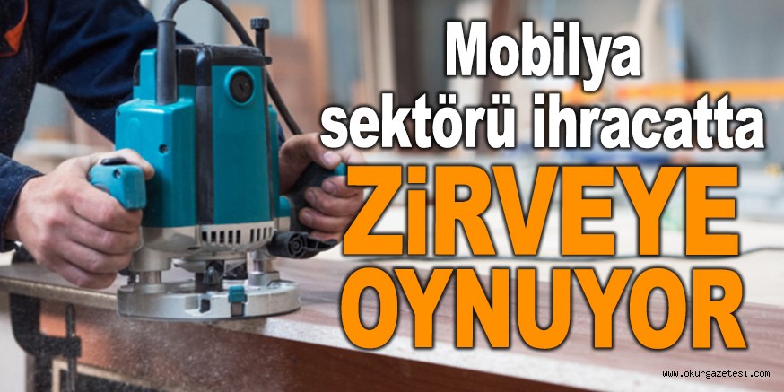 Mobilya sektörü ihracatta zirveye oynuyor!