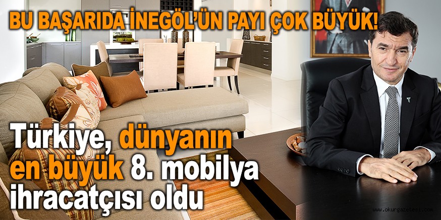 Türkiye, dünyanın en büyük 8. mobilya ihracatçısı oldu
