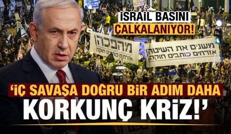 İsrail çalkalanıyor: İç savaşa doğru bir adım daha, korkunç kriz…