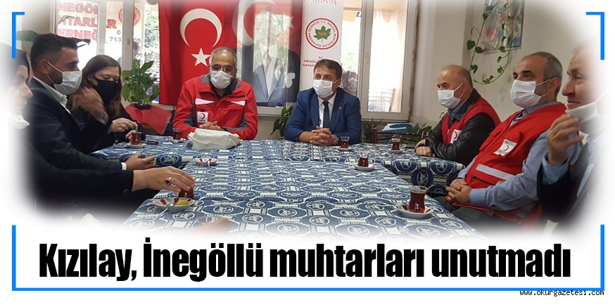Kızılay İnegöllü muhtarları unutmadı