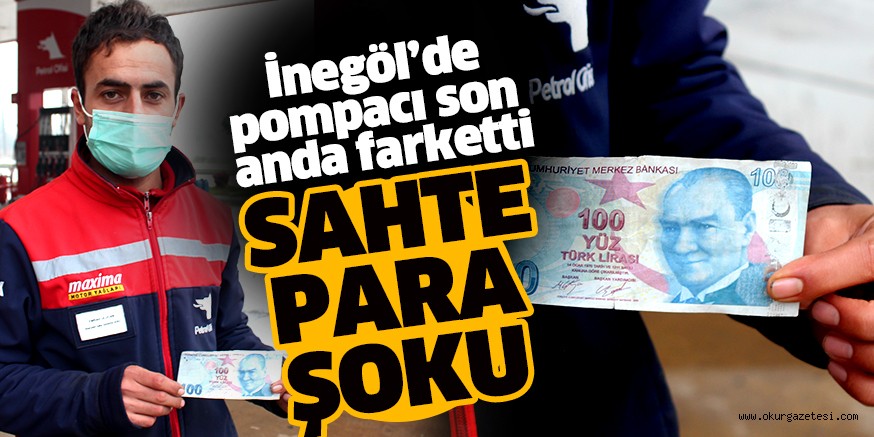 Akaryakıt istasyonu çalışanına sahte para veren şahıs kayıplara karıştı