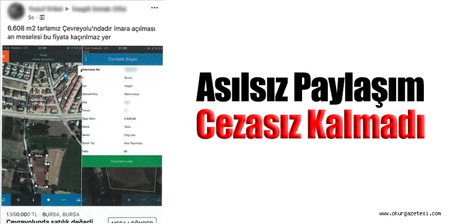 Asılsız Paylaşım Cezasız Kalmadı