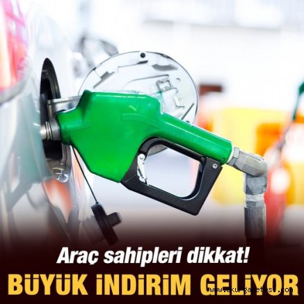 Benzine bu gece indirim geliyor