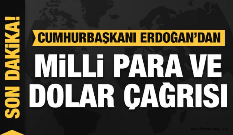 Cumhurbaşkanı Erdoğan’dan İslam ülkelerine milli para ve dolar çağrısı!