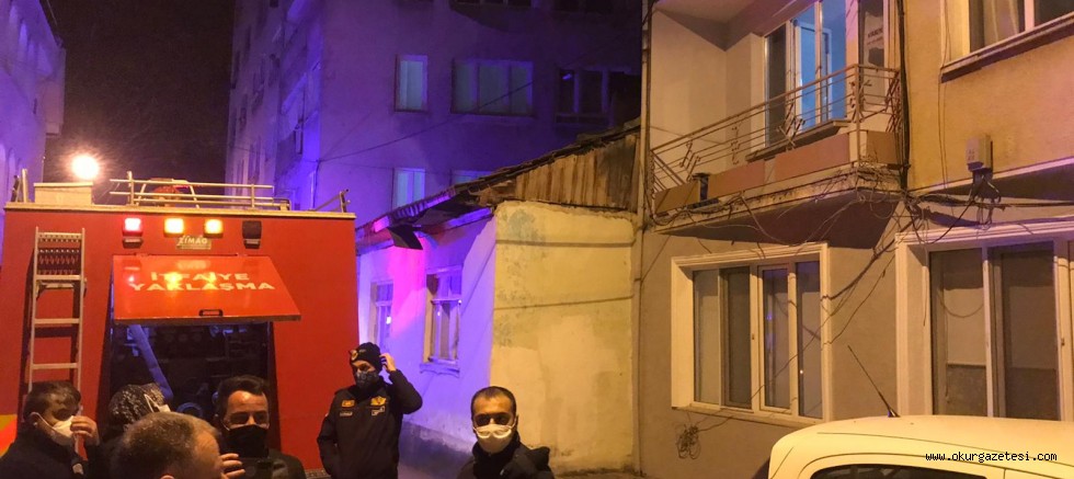 İnegöl’de çatı yangını