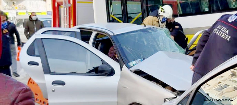 İnegöl’de feci kaza