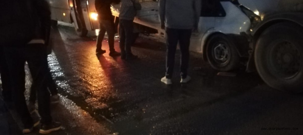 İnegöl’de zincirleme kaza