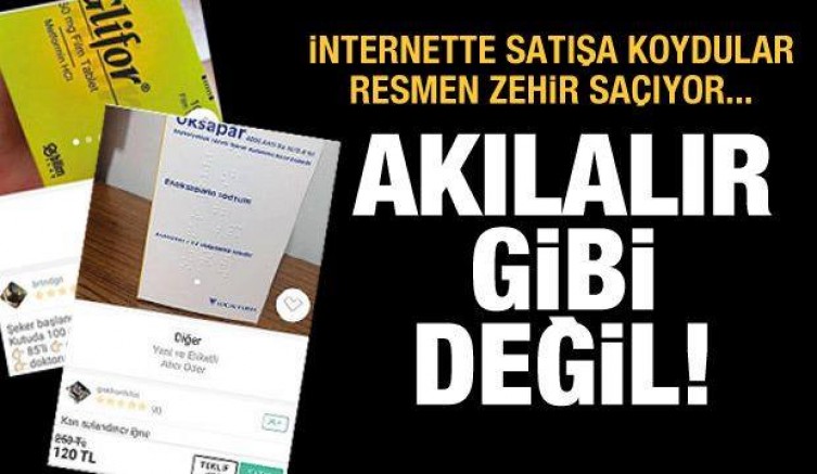 İnternette ikinci el ilaç satışı: Sahibinden az kullanılmış hap!