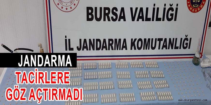Jandarma tacirlere göz açtırmadı