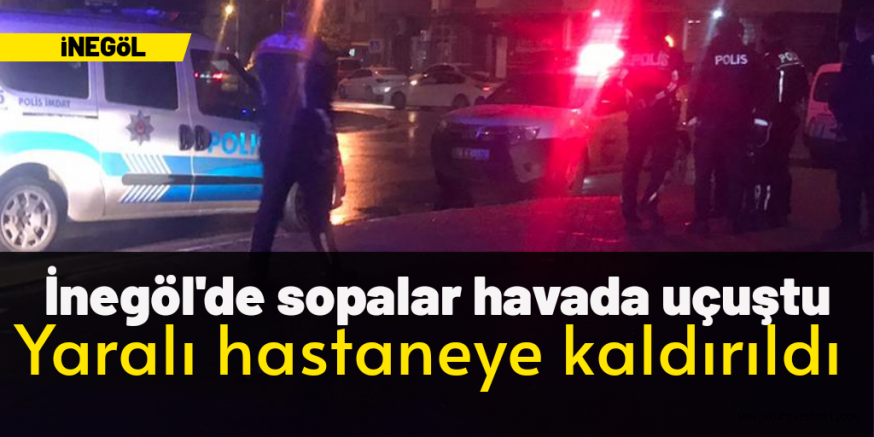 Sopalar havada uçuştu