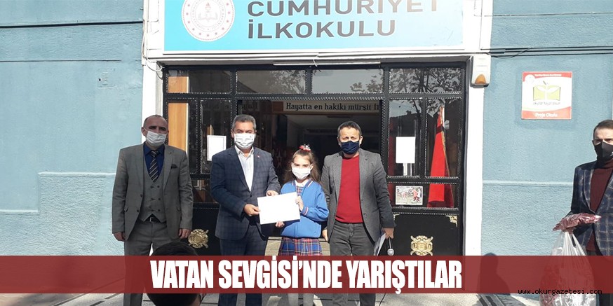 VATAN SEVGİSİ’NDE YARIŞTILAR