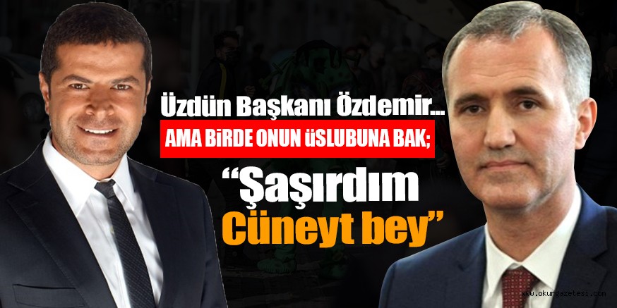 BAŞKASI OLSA SAYAR, SöVER AMA BAŞKAN BEYEFENDiLiĞiNDEN YiNE TAViZ VERMEDi