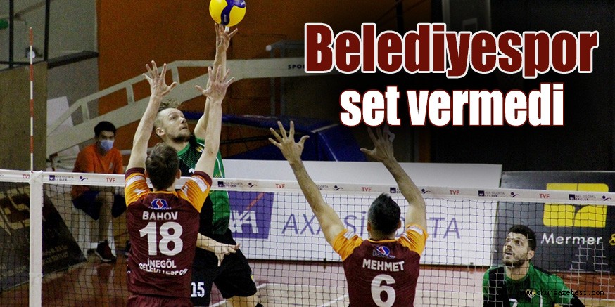 Belediyespor set vermedi