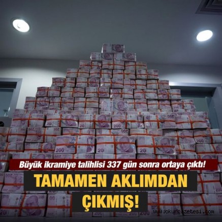 Büyük ikramiye talihlisi 337 gün sonra ortaya çıktı! ‘Tamamen aklımdan çıkmış’