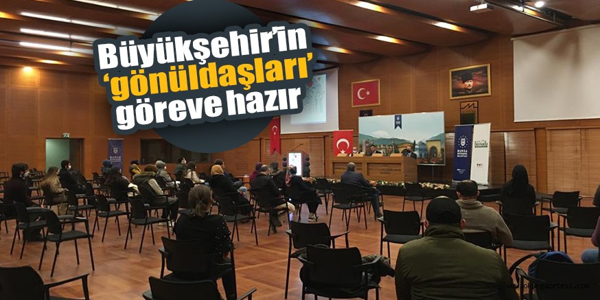 Büyükşehir’in ‘gönüldaşları’ göreve hazır