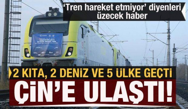 Çin’e ihracat treni yolculuğunu tamamladı
