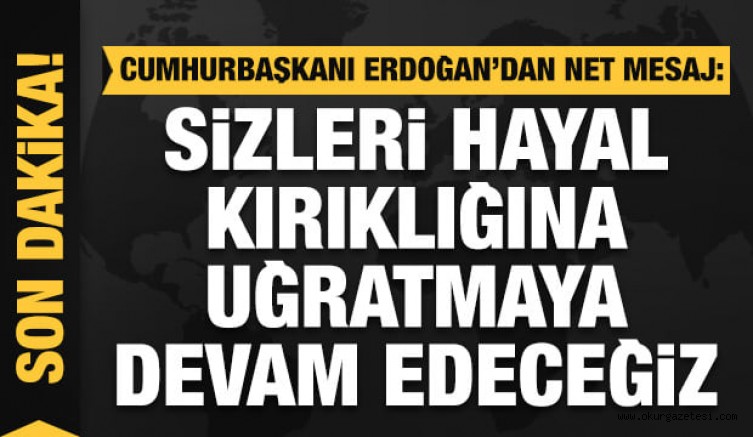 Cumhurbaşkanı Erdoğan’dan tarihi törende ‘Cumhur İttifakı’ mesajı