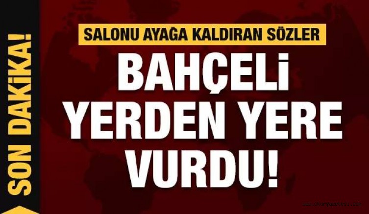 Devlet Bahçeli yerden yere vurdu!