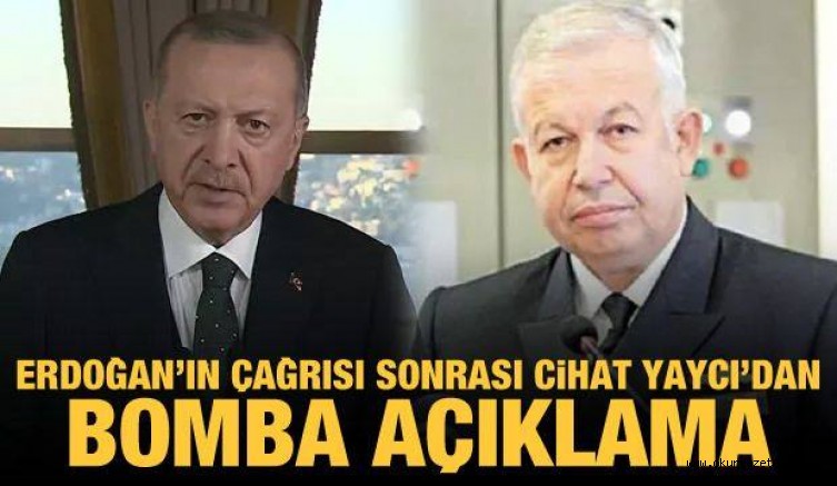 Erdoğan’ın çağrısı sonrası Cihat Yaycı’dan bomba açıklama: Türkiye gerekeni yaptı