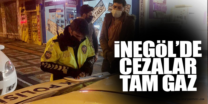 İnegöl’de kısıtlamaya uymayanlara cezai işlem uygulandı
