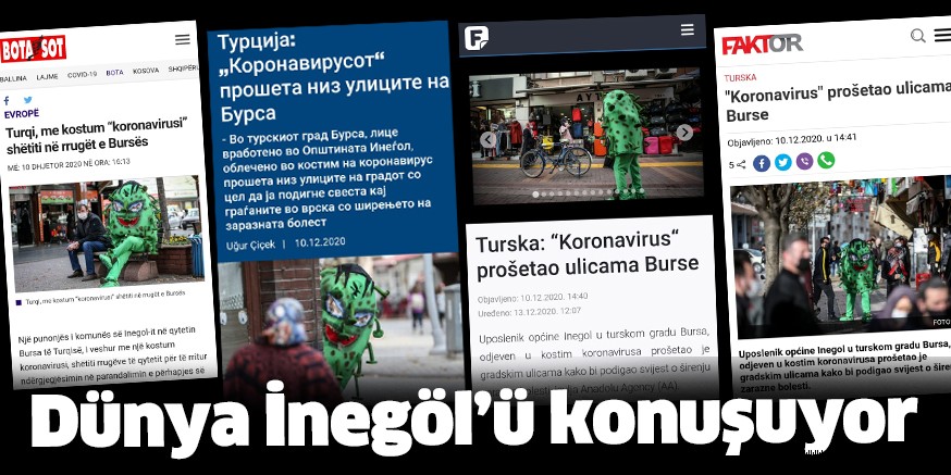 İnegöl uluslararası haberlere konu oldu