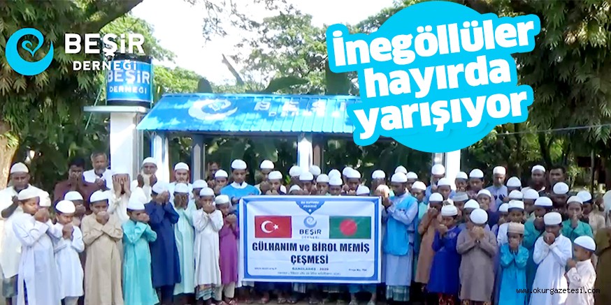 İnegöllüler hayırda yarışıyor