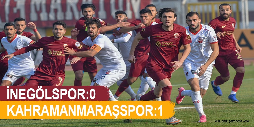İNEGÖLSPOR:0 KAHRAMANMARAŞSPOR:1