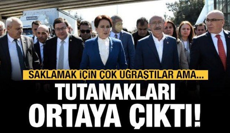 İttifak tutanakta: Her yerde açık açık yaptık